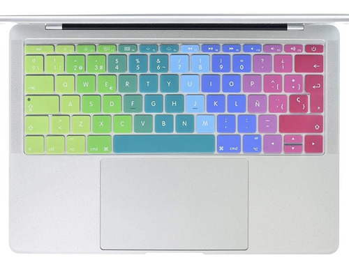 Imagen 1 de 3 de Cubre Teclado Español Macbook Pro Retina 12/ Pro 13 Colores