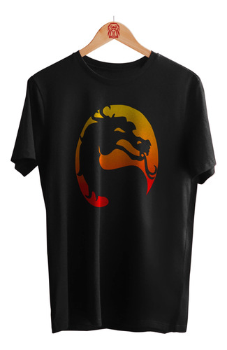 Polo Personalizado Logo Mortal Kombat Mk