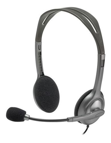 Headset Logitech H 111 Auricular Vincha Microfono Skype Fs