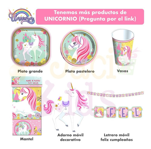 Unicornio Block De Stickers Artículo Fiesta - Uni0m1