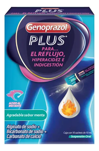 Genoprazol Plus Suspension Oral Sobre 10ml X 10
