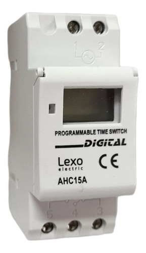 Temporizador Interruptor Digital Programable 220v Riel Din