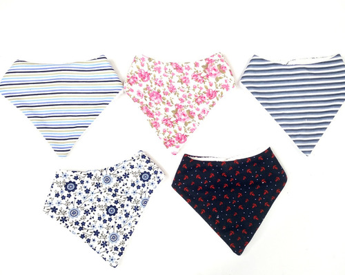 Baberos Bandana Tiki Bebe 4 Unidades