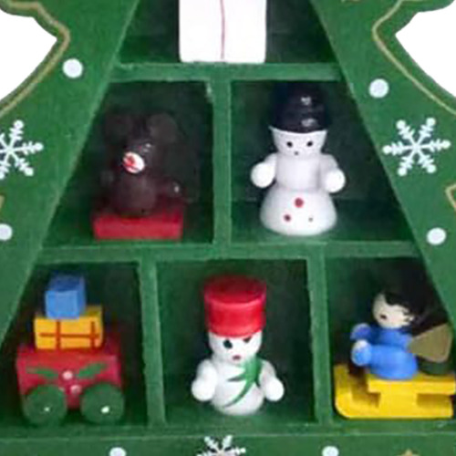 Árbol De Navidad De Madera De Mesa Exquisito Mini