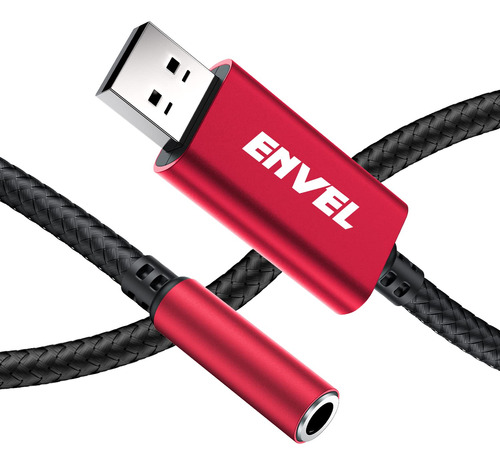 Envel Adaptador De Audio Usb A Conector De 0.138 in, Usb A A