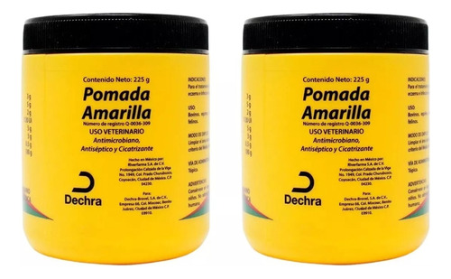 Pomada Amarilla Cicatrizante  225 Gr **combo 2 Piezas**