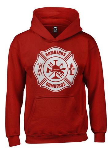 Sudadera Unisex Bomberos Protección Civil Emergencias