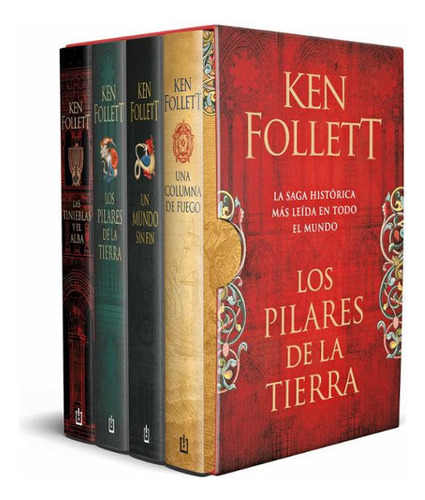 Libro: Estuche Saga Los Pilares De La Tierra / Ken Follet