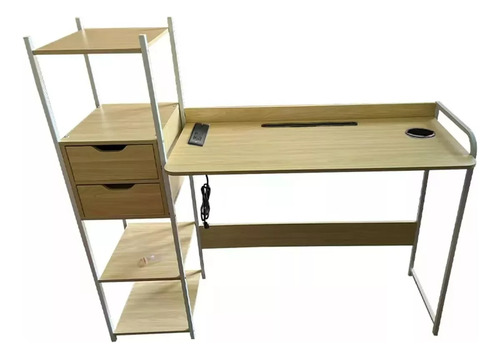 Escritorio Librero Ejecutivo Para Computadora Diseño Moderno