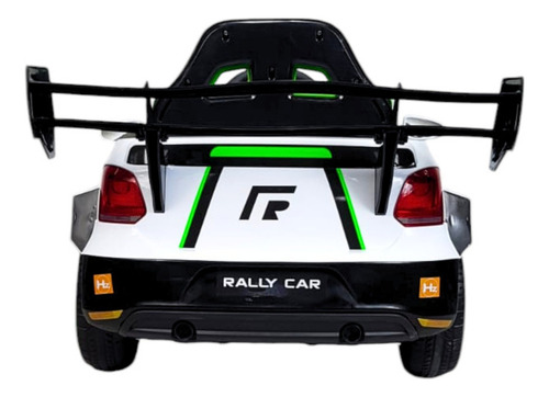 Montable Electrico Para Niños Carro Rally Con Control Color Verde