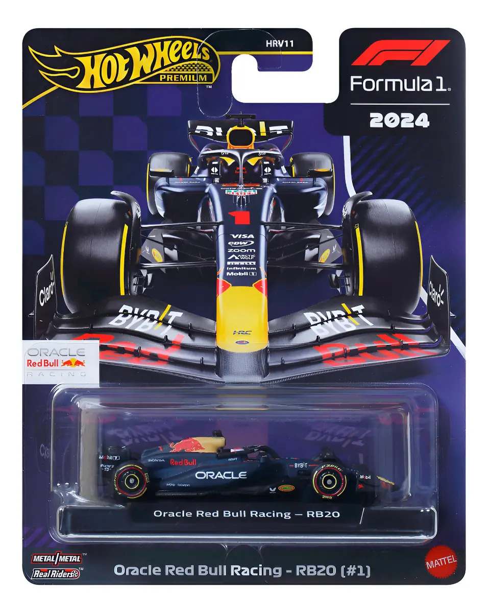 Hot Wheels Fórmula 1 Oracle Red Bull Racing RB20 #1 Max Verstappen - MATTEL