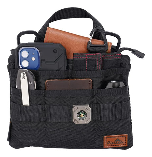 Ve5 Edc Pocket Organizer For Men, Edc Pouch With 7 Pockets, 