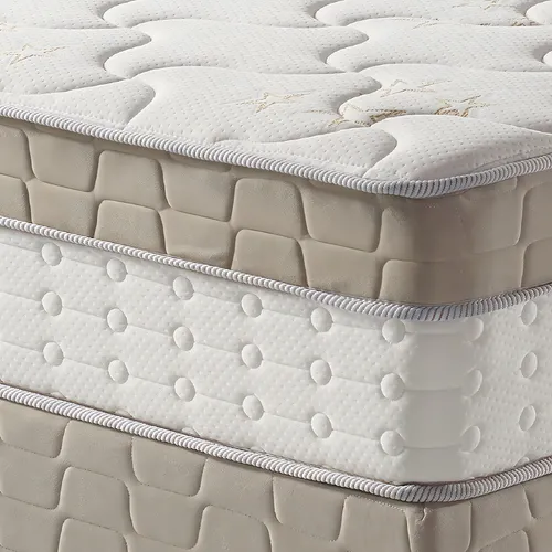 Colchón Resortes Pocket, King Best, Queen Size - Ártico Color Beige