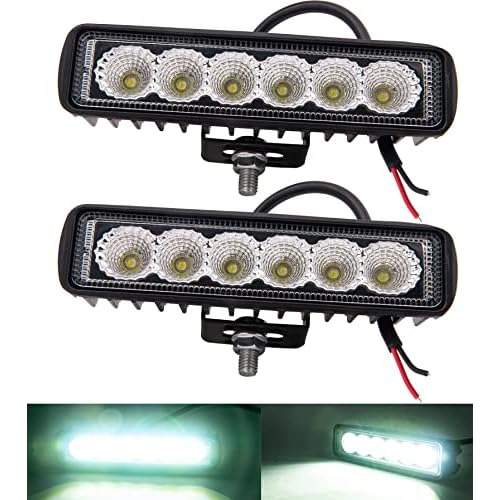 Barra De Luz Led De 6 Pulgadas 36w 6500k (2 Unidades 10...