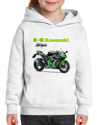 Moletom Infantil Moto Kawasaki Ninja Zx-10r