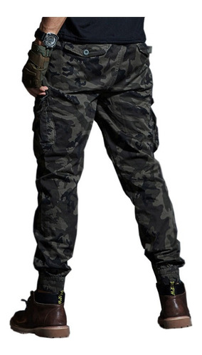 Pantalones Casuales Para Hombre, Militares, Tácticos, Camufl