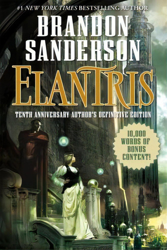 Elantris, De Brandon Sanderson. Editorial Tor Books, Tapa Dura En Inglés