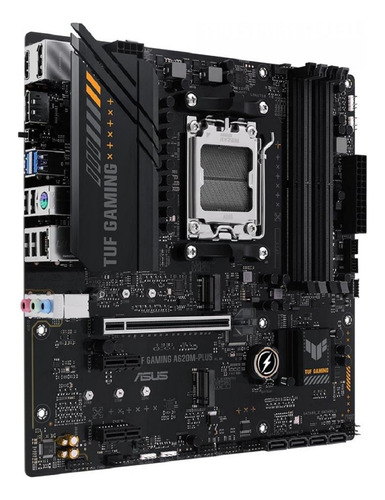 Placa Mãe Asus Tuf Gaming A620m-plus A620 Amd Am5 Matx Ddr5 Preto