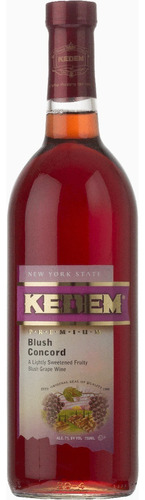 Vino Tinto Dulce Premium Blush Concord Kedem Kosher Usa