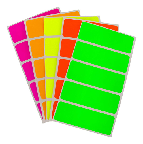Chromalabel Etiquetas Rectangulares Con Código De Color Perm