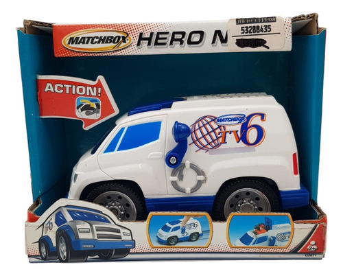 Matchbox Hero Net Tv 6 2004 Empaque C/ Detalles 