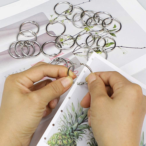 Binder Rings 1 Inch 100 Pcs-sturdy Book Rings-loose Leaf Bin