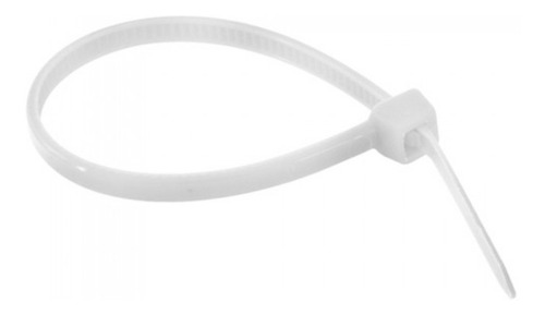 Abraçadeira De Plástico Nylon 3,6x150mm Branca Com 100 Pçs