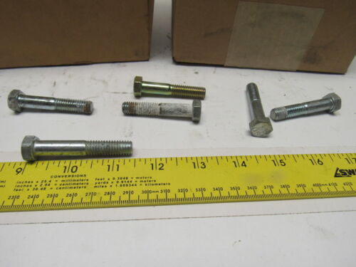 3/8-16 Zinc Plated Hex Bolt 2  Lot Of 200+ Aal