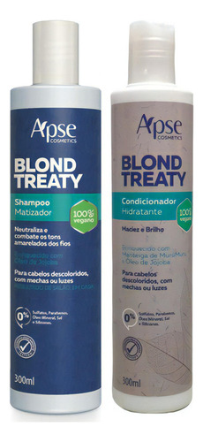 Apse Blond Treaty Shampoo E Condicionador Hidratante