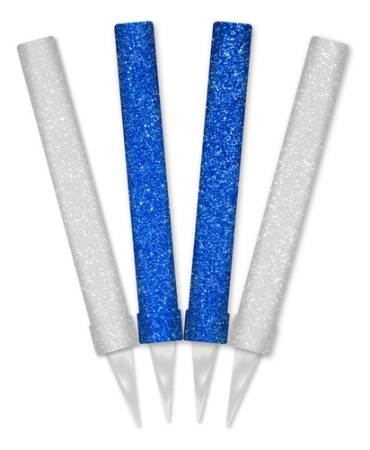 Pack 4 Bengalas De Godoy Cruz Tomba Gibre Blanca Azul Tortas