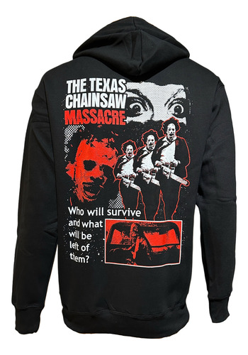 Masacrre De Texas Buzo Algodon Canguro Terror Leatherface
