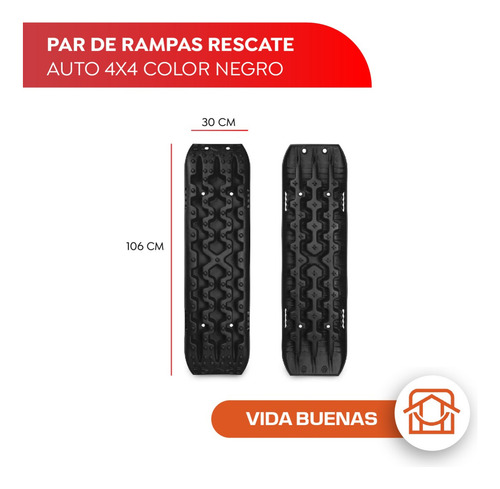 2 Tablas De Rescate 4x4 - Para Nieve Y Exploración Off-road