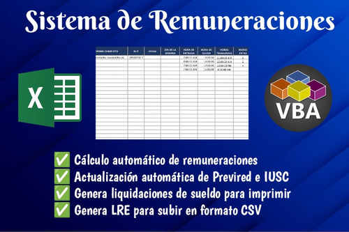 Sistema De Remuneraciones Automatizado