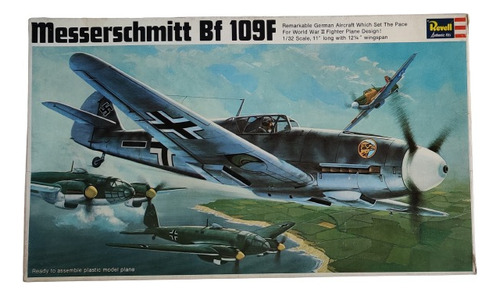 Avion Messerschmitt Bf109f Revell 1/32 Plastic Kit P/modelar