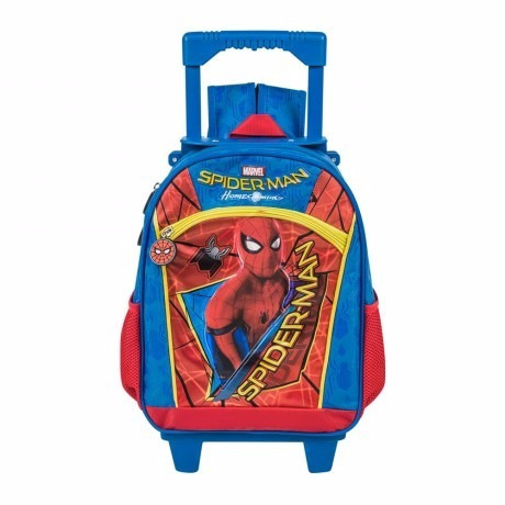 Mochila Primaria Carrito De Ruedas Spiderman Princesas Sofia