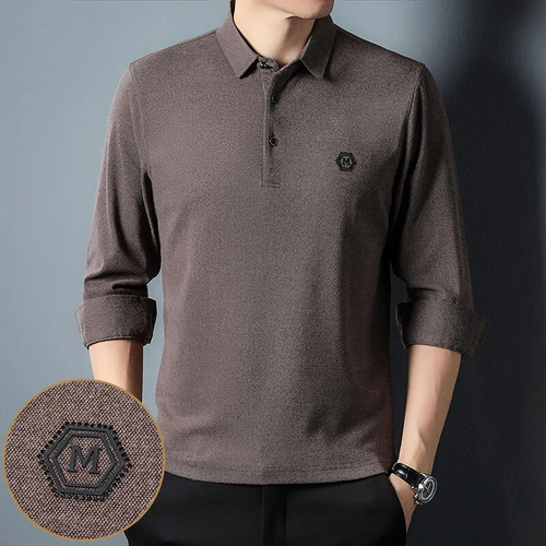 Camisas De Terciopelo A Los Lados Para Hombre, Camisetas Cas