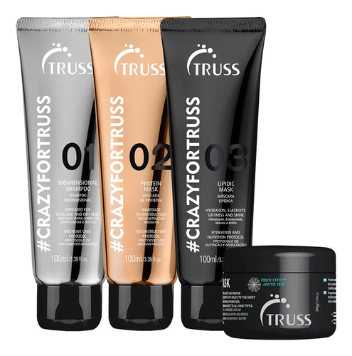Kit Truss Crazy E Mini Net Mask (4 Produtos)