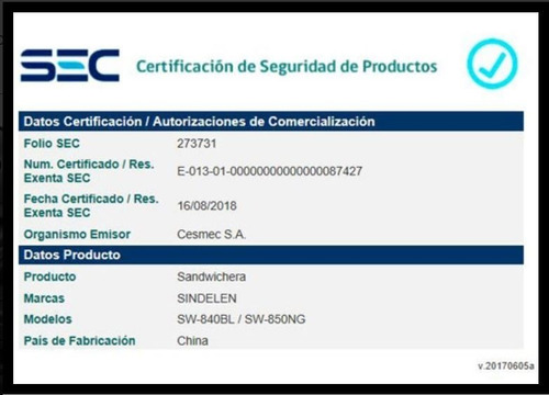 Imagen 4 de 5 de Sandwichera Duo Sw-850ng Sindelen