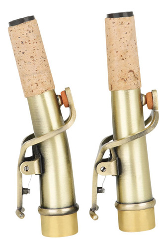 2 Piezas De Boquilla Y Cuello De Saxofón Soprano,