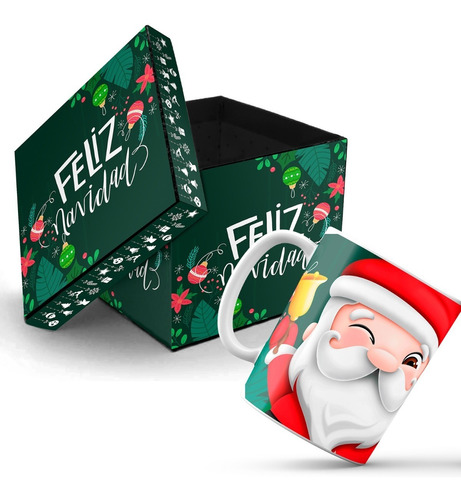 Regalos Unisex Para Navidad Taza Personalizada Con Caja 