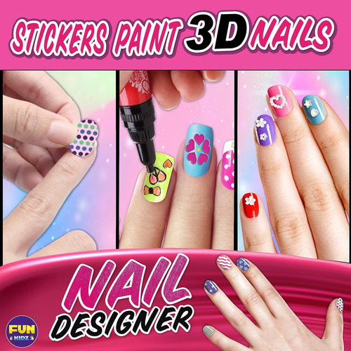 Kit De Esmalte De Uñas Divertido Para Niñas De 7 A 12 Año
