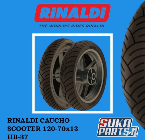 Rinaldi Caucho Scooter 120-70x13 Hb-37