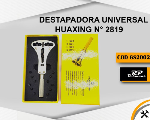 Destapadora De Reloj Universal Huaxing N° 2819