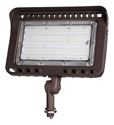 Led Outdoor Flood Light With Knuckle, 100w (1000w Eqv.)