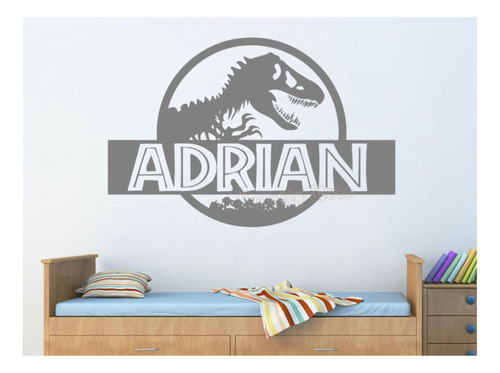 Jurassic Park Nombre Personalizado Vinilo Decorativo