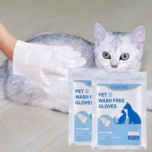 12 Toallitas De Limpieza Desechables Para Mascotas Para
