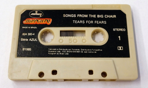 Imagem 2 de 3 de Tears For Fears Songs From The Big Chair - Fita Cassete K7
