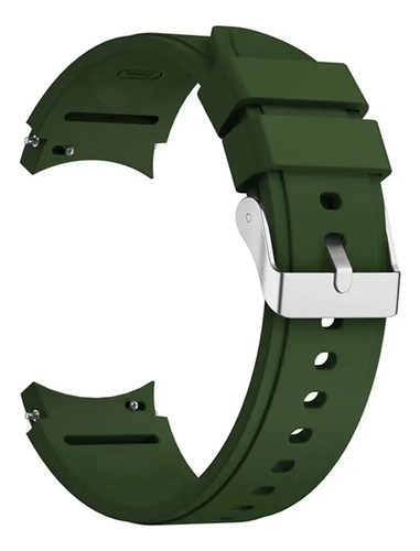 Pulseira Para Galaxy Watch 5 40mm 44mm Watch 5 Pro 45mm Cor Verde Militar Largura 20 Mm