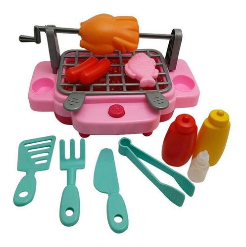 Juego de comida Toyng para barbacoa Is On The Table 42877, color rosa