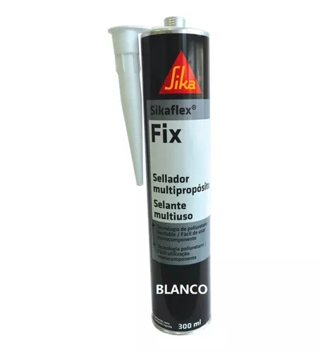 Sikaflex Fix Blanco Sellador Poliuretano X 300ml